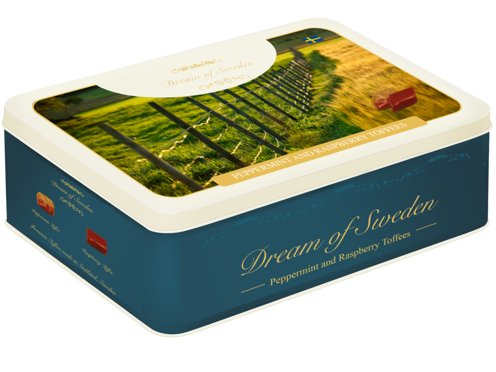 Mix caramele – mentă și zmeură